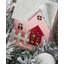 Snowy Cottage 60in Mantel Swag Pre-Lit with 70 LED Fairy Lights B/O