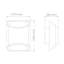 1 - Light LED Flush Mounted Sconce-1266835240