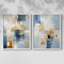 Série ABSTRACT Dxxxv - reproduction encadrée de qualité supérieure - prête à être accrochée - aucun clou requis - aucun clou requis-1165550825-1165550867