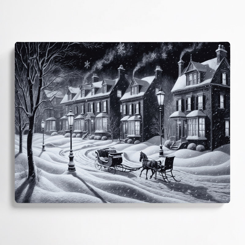 Art mural en métal gris et noir de Noël, H 20 po x l 24 po