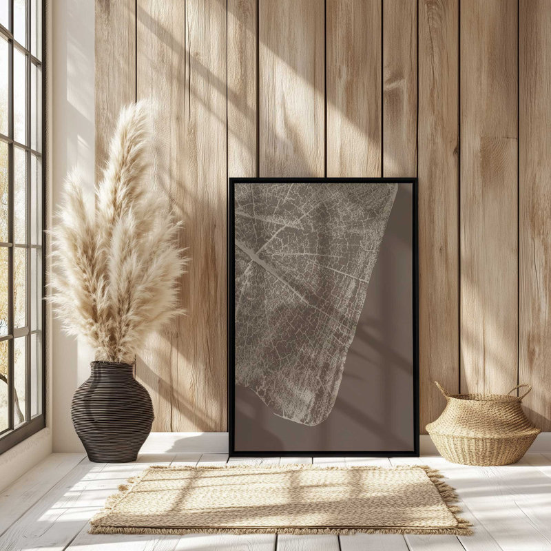 «Timeless Grains I», reproduction sur toile , H 36,75 po x l 24,75 po x P 1,75 po, Cadre flottant blanc opaque