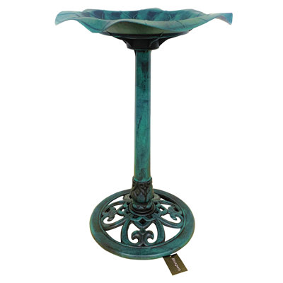 Aideen Plastic / Acrylic Pedestal Birdbath