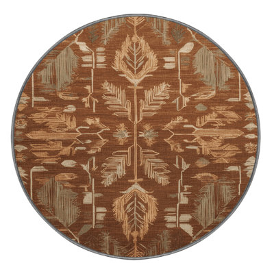 Machine Washable Nature Brown Area Rug