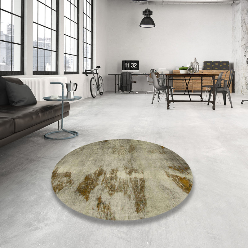 Tapis abstrait moderne 785, Rond 5 pi
