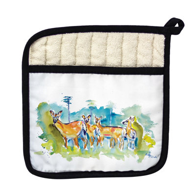 Cuisinier poignée de troupeau de cerfs betsy drake interiors