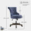 Asyra Wide Back Tufted Swivel Task Chair-374011752