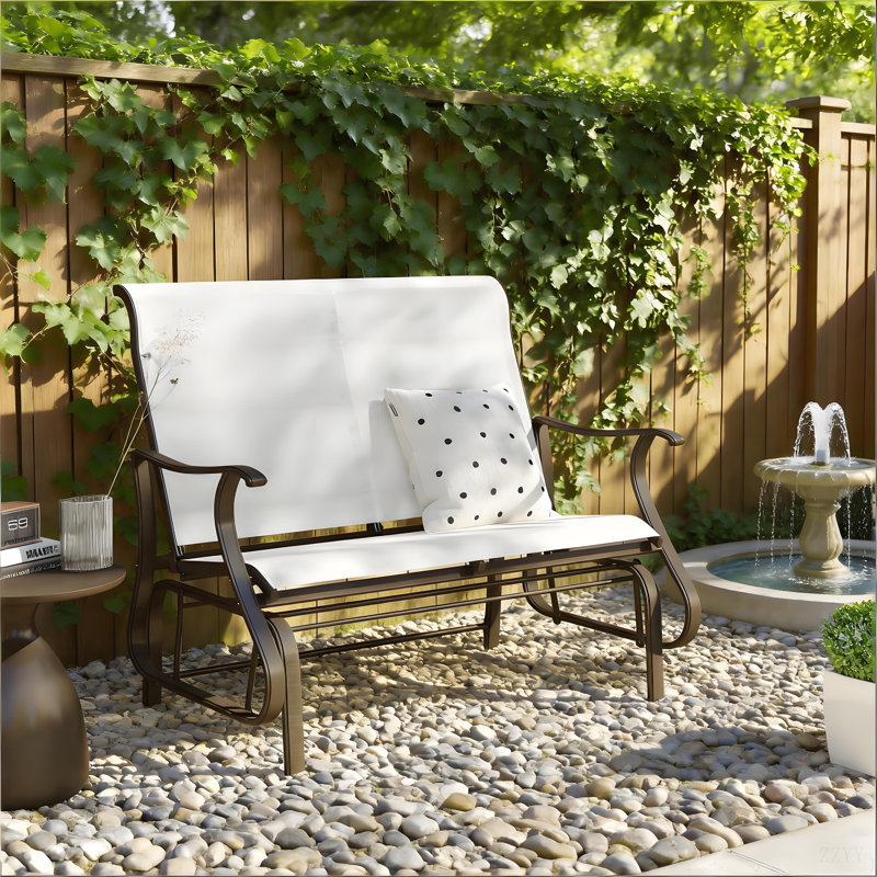 Banc oscillant d'extérieur, fauteuil pour 2 personnes