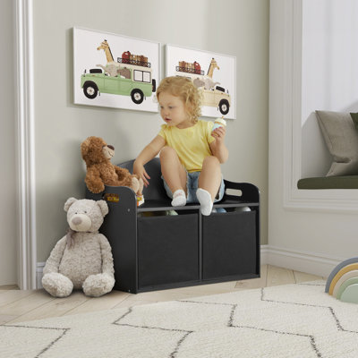 Evolur Playthings Storage Bench