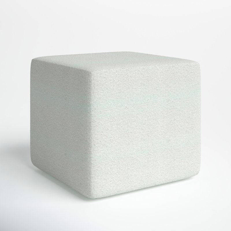 Era Upholstered Ottoman, Classic Ivory Boucle