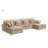 152" Modern Simple U-Shape Sectionals-117402792