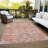 Machine Washable Indoor/Outdoor Cicel ACN1156 Coral Rug-100247717