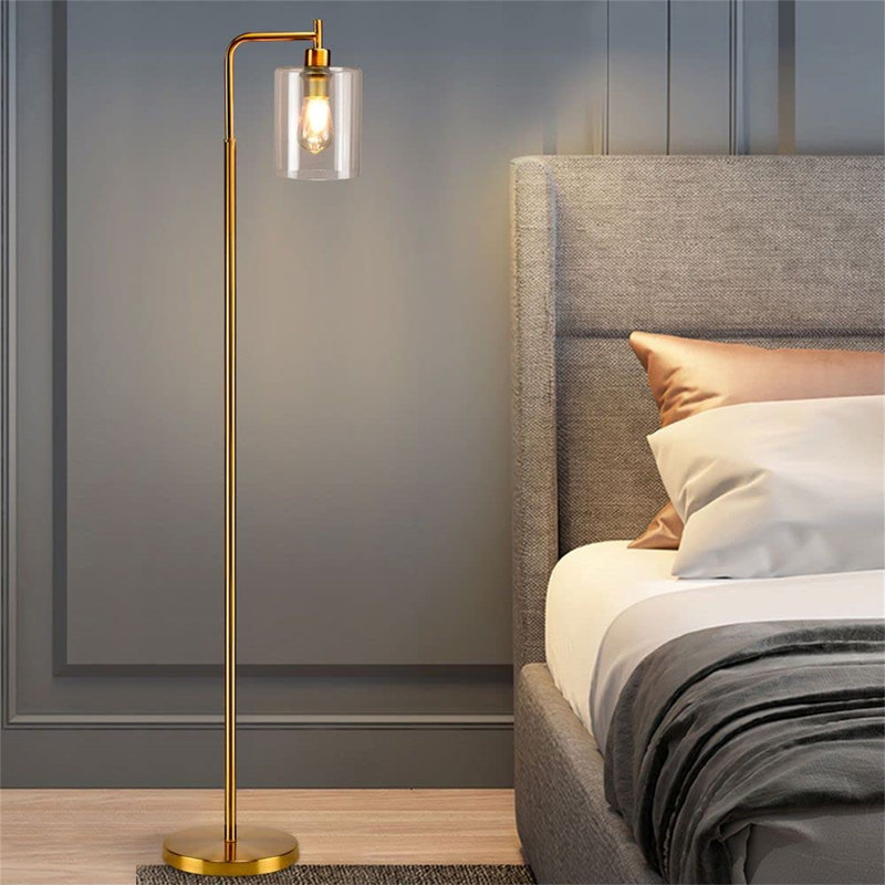 Aliyanna 163cm Gold Task Floor Lamp