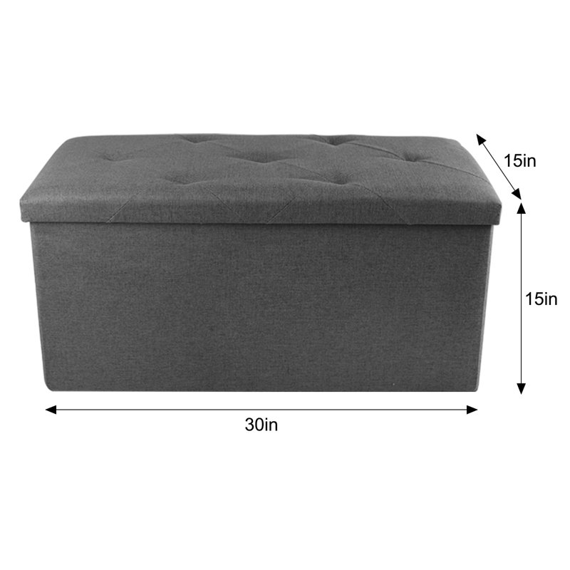 30"  Storage Ottoman Bench