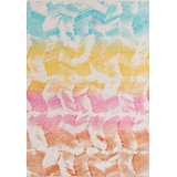 Modern Ombre Chevron Area Rug