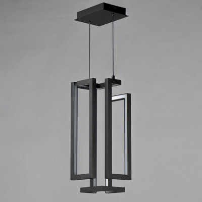 1 - Light Gold LED Unique/Statement Pendant