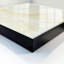 Key cabinet for wall, Opens to the right, 30x30x5, Black, Cream marble pattern full of elegance, 