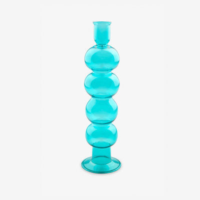 Bursten Glass Tabletop Candlestick