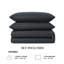 Imperial Homeware London Microfiber Striped Duvet Cover Set with Pillowcases Included-116167114-116167110