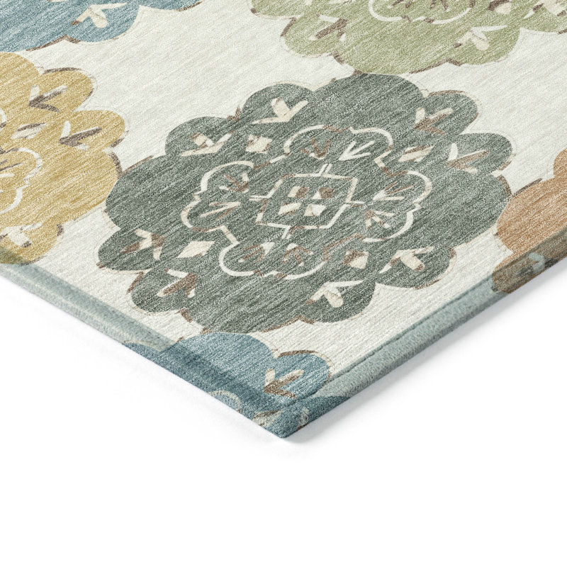 Machine Washable Indoor/Outdoor Adalaide ACN2353 Casual Rug, Rectangle 8' x 10'