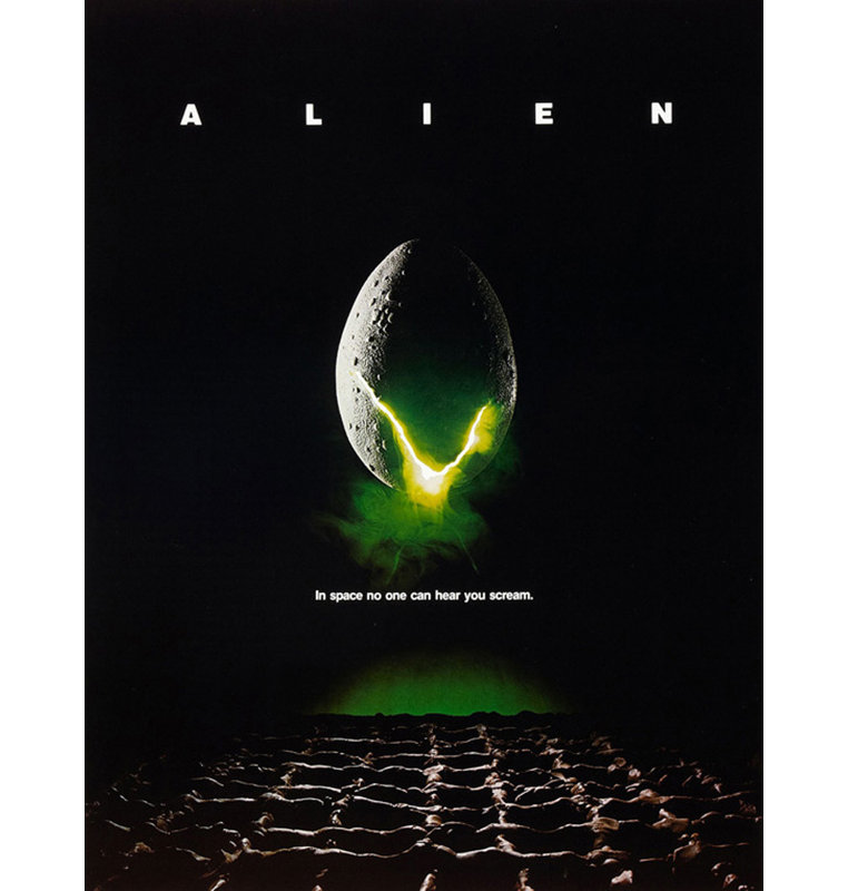 Alien, 37" H x 28" W