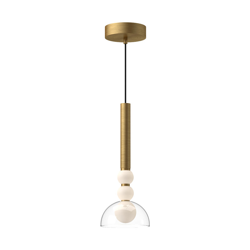 Rise 1 - Light LED Pendant, Brushed Gold