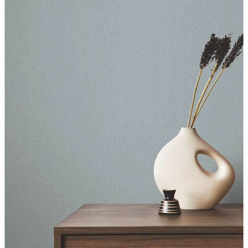 Papier peint bleu clair Cary, Bleu