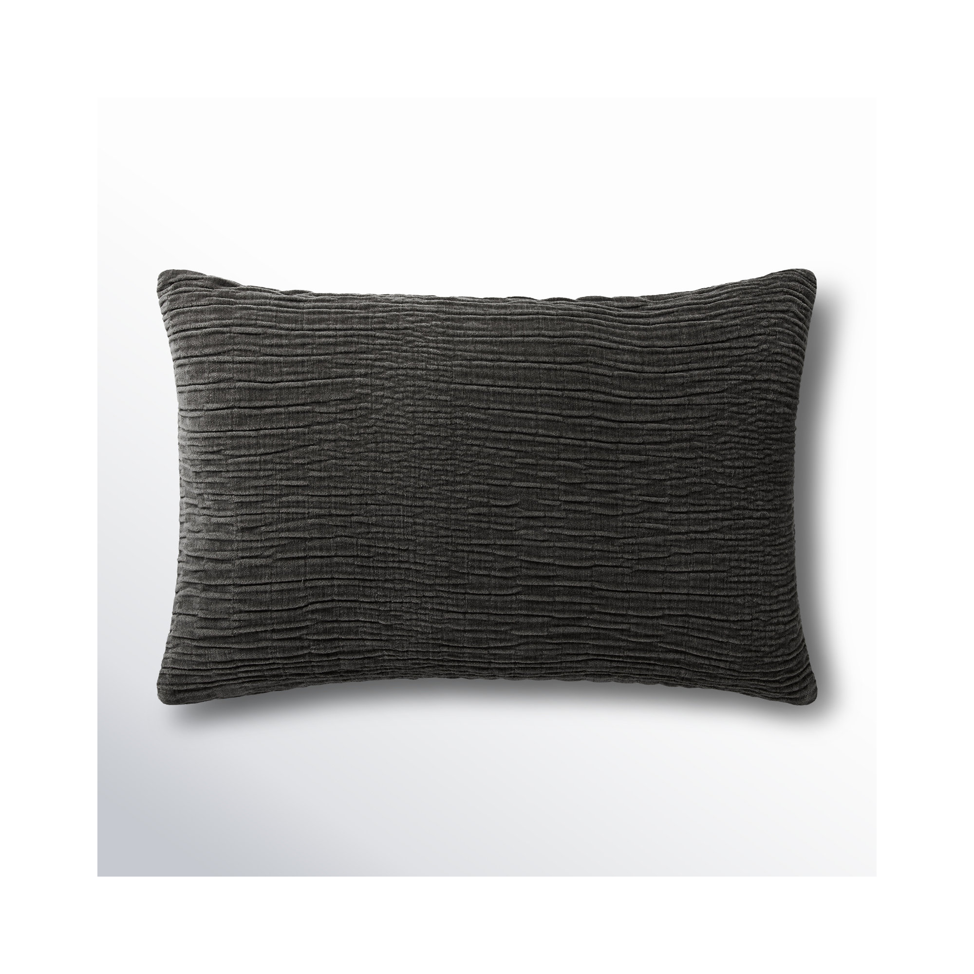 Edan Throw Pillow, Charcoal, 13" x 21", Pillow Cover Only - No Insert