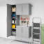 Armoire de rangement étroite H 72 po x l 15 po x P 16 po Barrayo-663147979