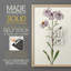 Mauve Garden Flowers III - reproduction encadrée de qualité supérieure - prête à être accrochée - aucun clou requis - aucun clou requis-1919174136