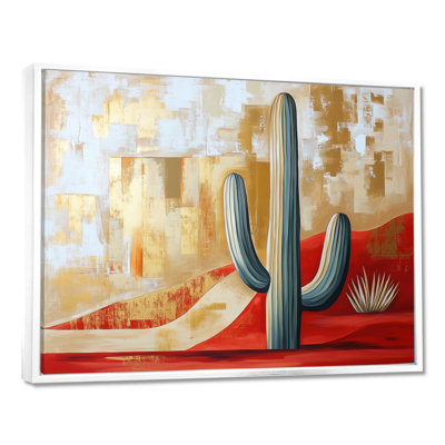 Torrington II - Cactus, art mural encadré
