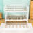 Wood Full Over Full Bunk Bed With Twin Trundle And Guardrails-343341552