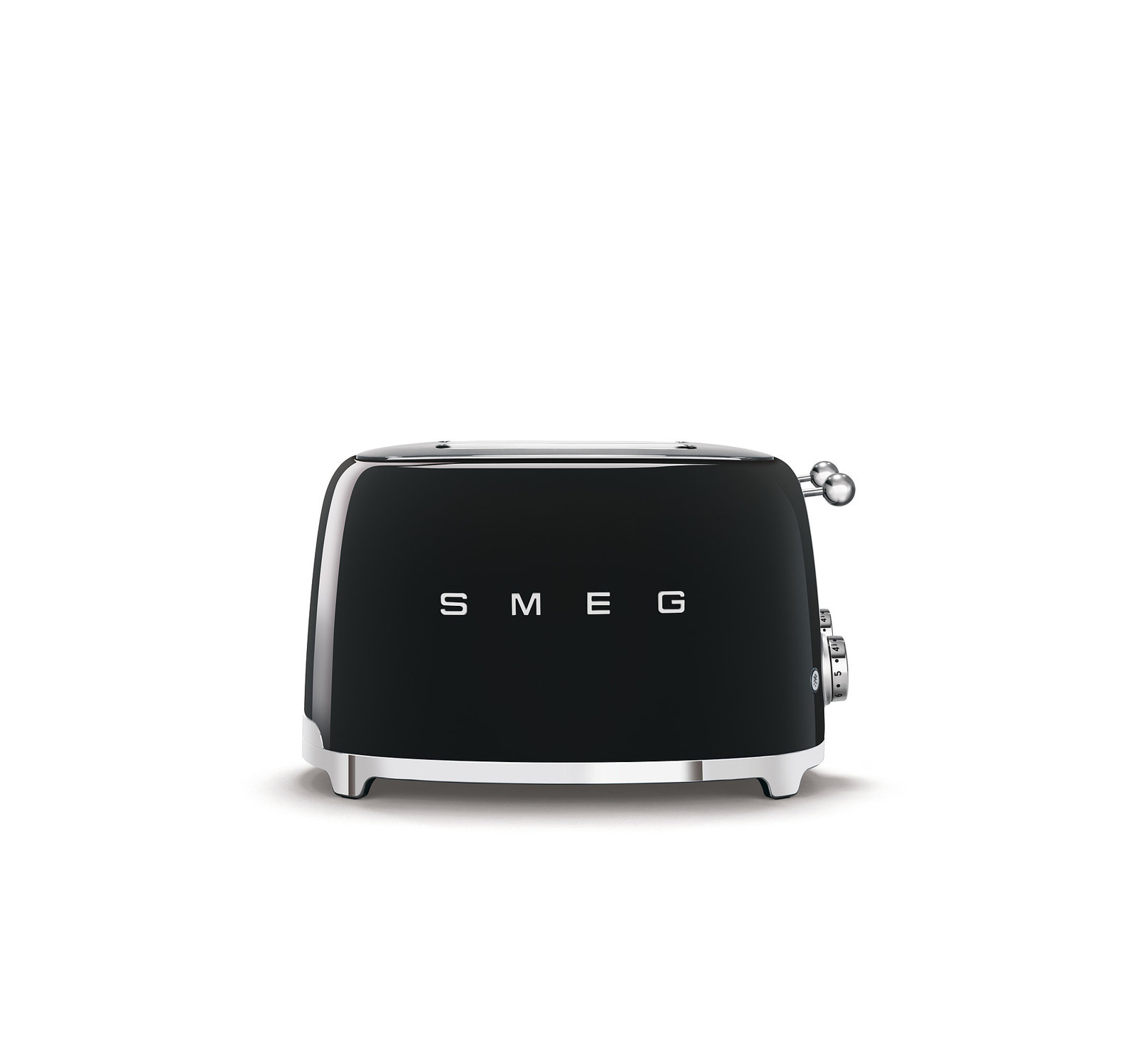 SMEG 50's Retro Style 4x4 Slice Toaster, Black