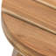 Table d'appoint ronde en bois massif de 40,6 x 40,6 cm (16 x 16 pouces), idéale pour une décoration intérieure de style classique. Hauteur : 41 cm (16,1 pouces). Un indispensable pour votre maison.