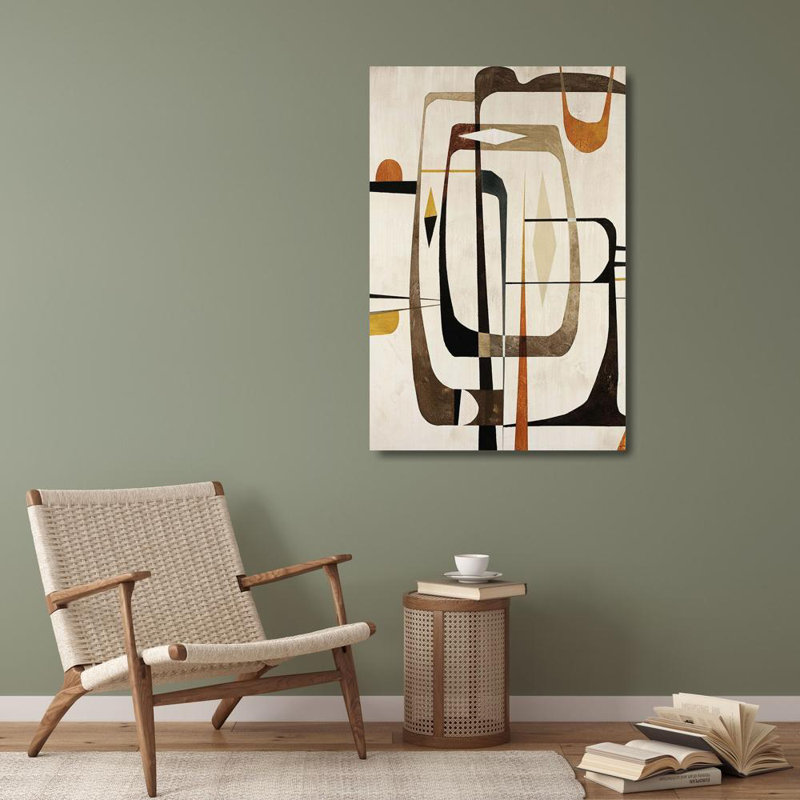 Orren Ellis Wire, Tony, toile tendue avec châssis, Strano Ma Vero II