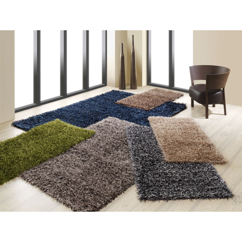 Follett Solid Colour Area Rug, Rectangle 160 x 230cm