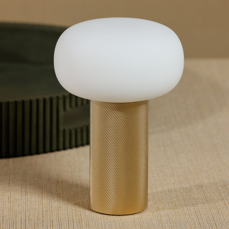 Lampe de table rechargeable Halo Gold