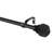 Debuono Adjustable Single Curtain Rod Overall Width x 0.75" Diameter-2127280900