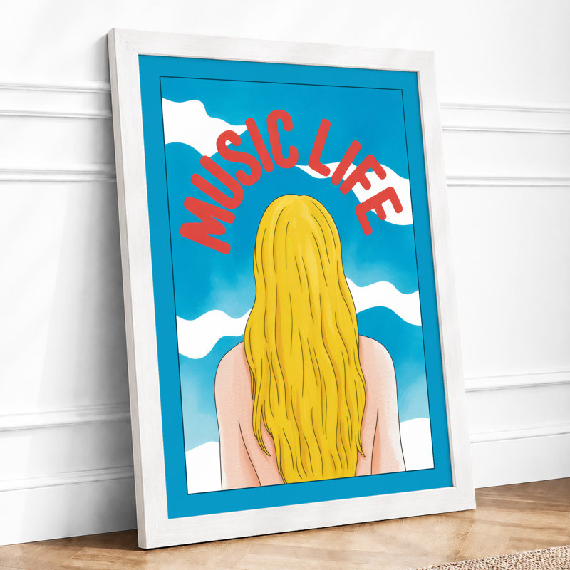 Self Care Moment Modern - Print, A2 - 59.4 x 42.0 cm, White