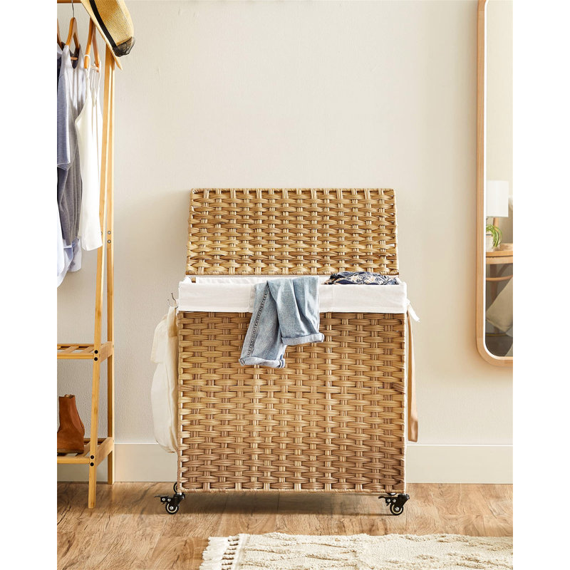 Rolling Laundry Sorter with Handles