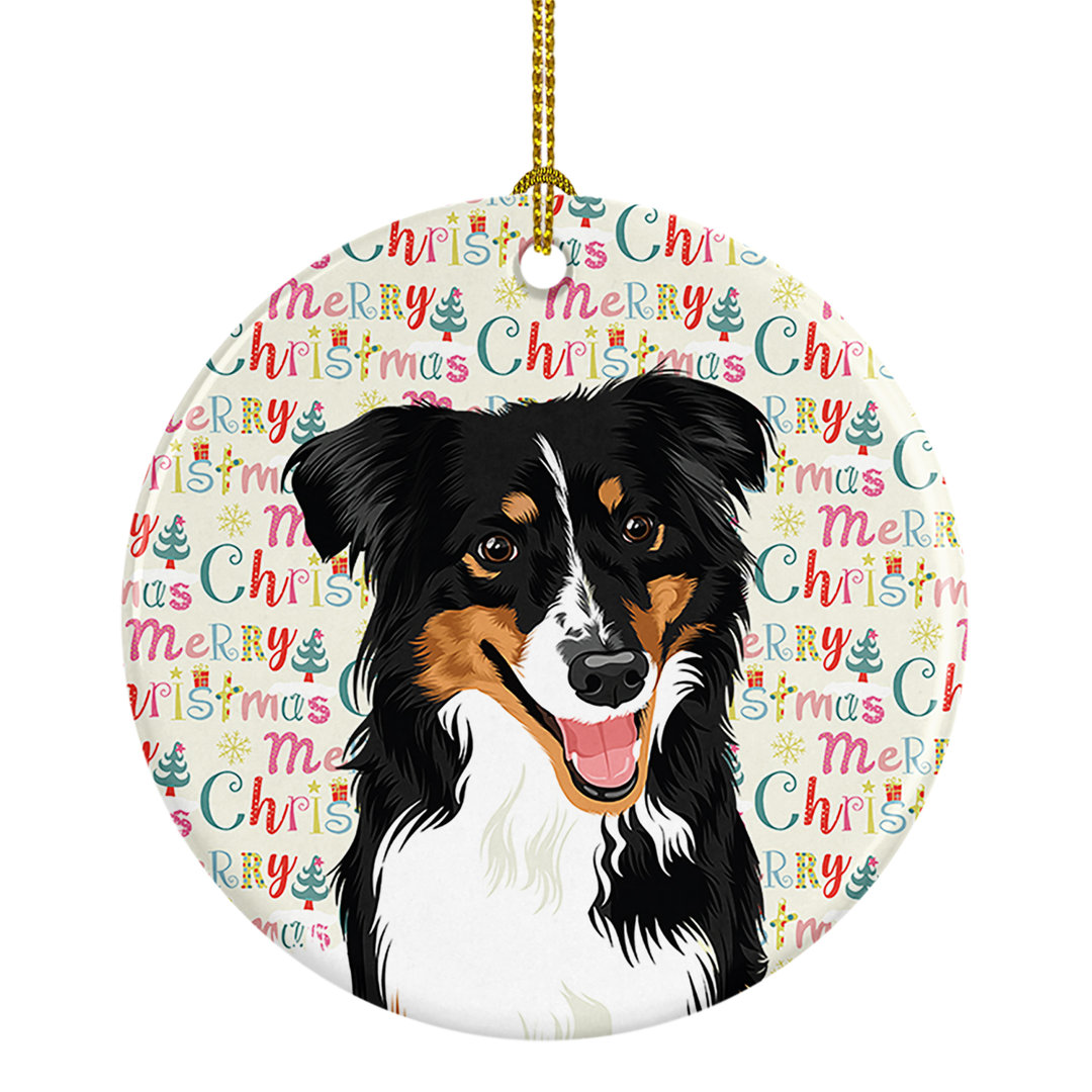 Australian Shepherd 3 Ceramic Hanging Figurine Ornament The Holiday Aisle®