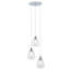 3 - Light Stainless Steel Chandelier Pendant