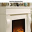 American-style simple electric decorative fireplace with simulated flames