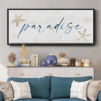 Paradis - Toile encadrée