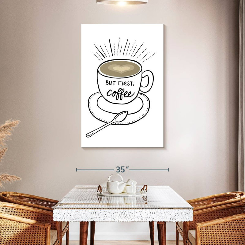 Tergel Coffee First, 48" H x 32" W