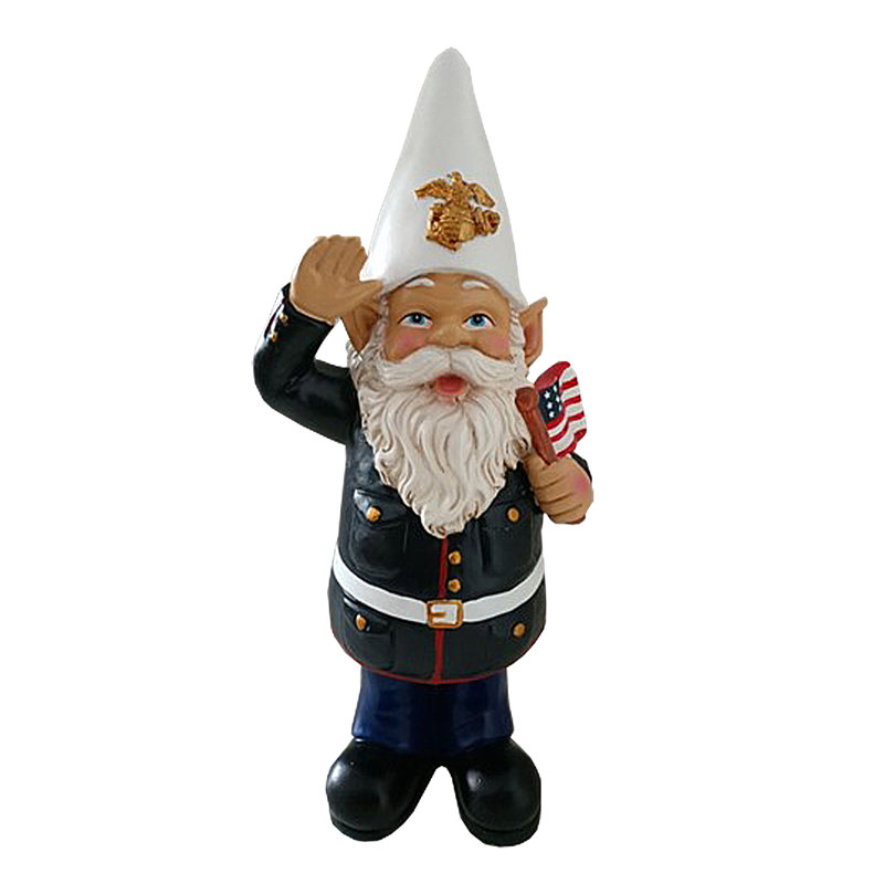 Gnome marin en résine 12 po