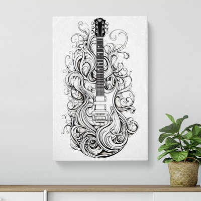 Guitar Line No.2 - No Frame Print