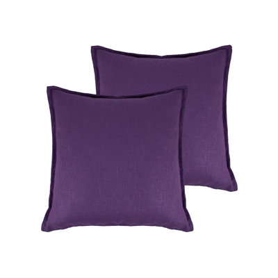 Lombard Linen Reversible Throw Pillow