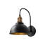 Lampe murale rétro avec corps en métal 10,6 x 10,6 x 14,2 pouces | Douille E27, 15 W maximum | Design bohémien et scandinave, couleur unie | Capuchon et plaque de base en métal durable, parfait pour le salon, la chambre à coucher ou le bureau | Homol-1898516998