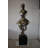 Wannie Ambiguous Stainless-Steel Statue On Marble Base Size: 28" x 28" x 100"H