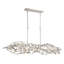 Lustre linéaire argenté 50,5 po Dosch
